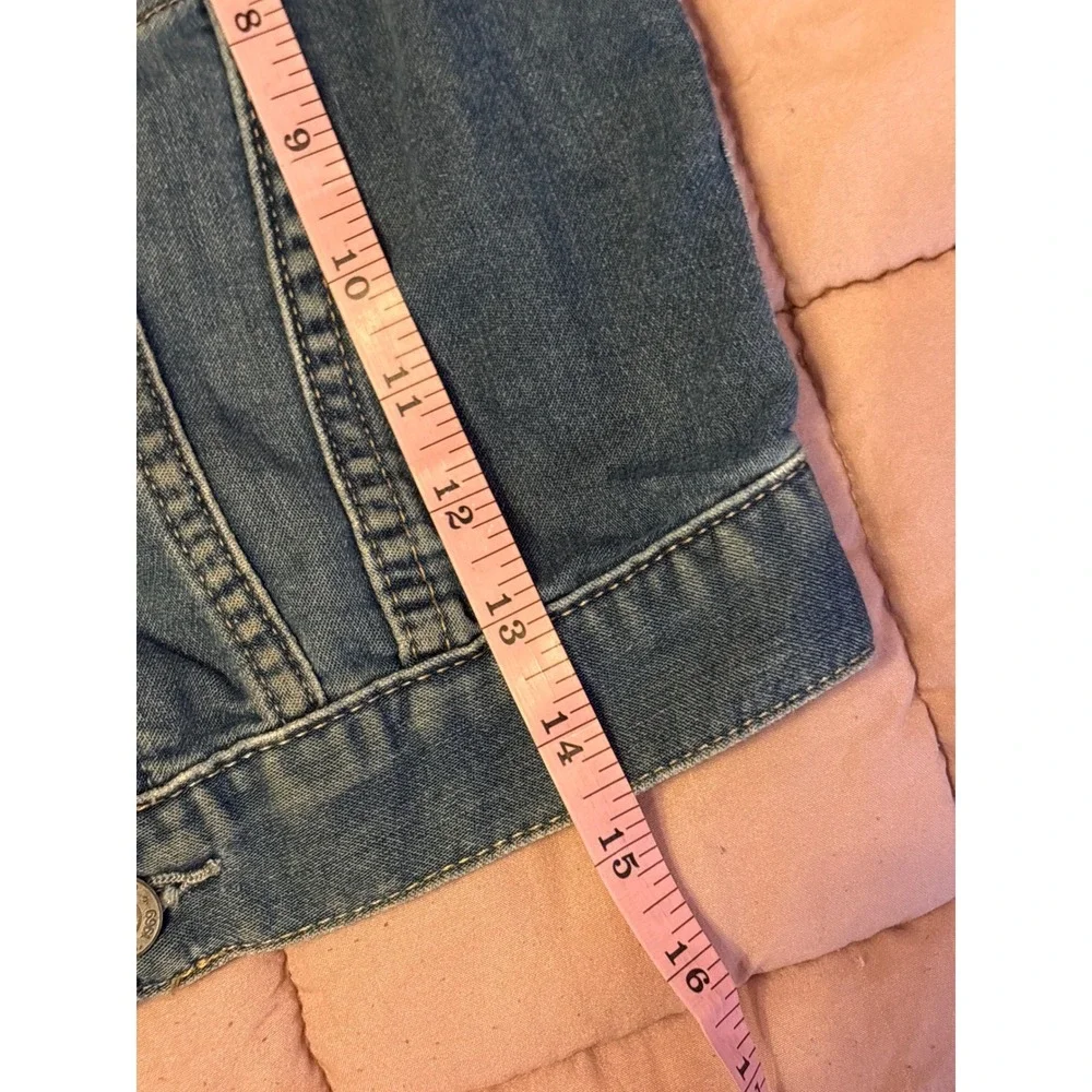 Baby GAP Blue Denim Jacket Button‎ Front Trucker Toddler Size 3 Years